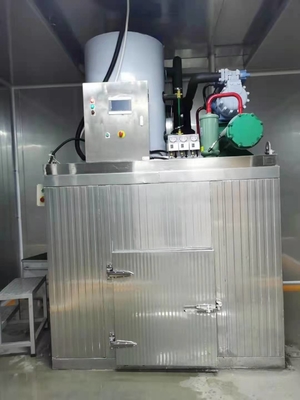 Flocken-Kühlbox-Maschine SUS304 Staineless Stahl-8ton für Fische