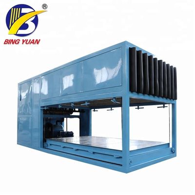 Block-Kühlbox-Maschine R404A 2.7KW 10000KG, 10 Ton Ice Block Making Machine