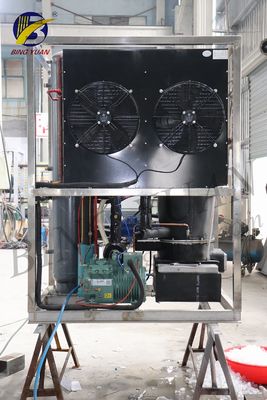 R404A 200V 35mm 1 Tonnen-Eis-Rohr-Hersteller-Maschine