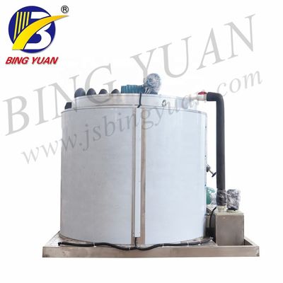 Flocken-Kühlbox-Maschine R404A 220V 3000KG, Meerwasser-Flocken-Eis-Maschine