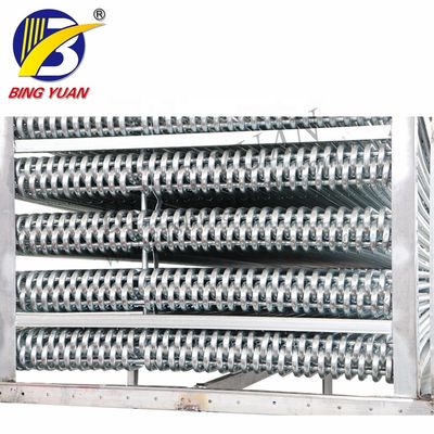 Silberner R404A-Verdampfungskondensator-Aluminiumabkühlungs-Reihe