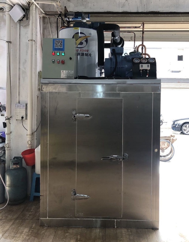 1 2 3 5 10 Ton Easy Control Air Cooling Eis-Flocken-Maschine für Fisch-hohes zuverlässiges