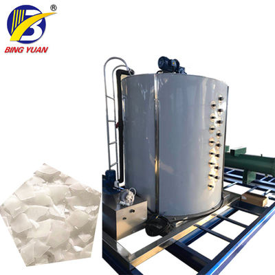 Luftkühlung 220V 1 Ton Flake Ice Maker Machine, automatische Speiseeiszubereitungs-Maschine